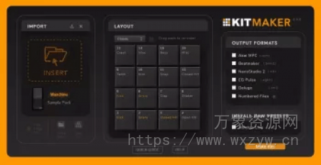 [采样Maschine扩展转换鼓组工具]Kit Maker v2.3.2.59 [WiN]（93.7MB）