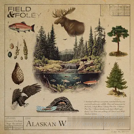[阿拉斯加自然风光音效]Field and Foley Alaskan Wilderness [WAV]（543.01MB）