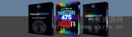 [终极影视转场过渡音效包]SOUNDPUNCH Ultimate Suite [WAV]（1.65Gb）