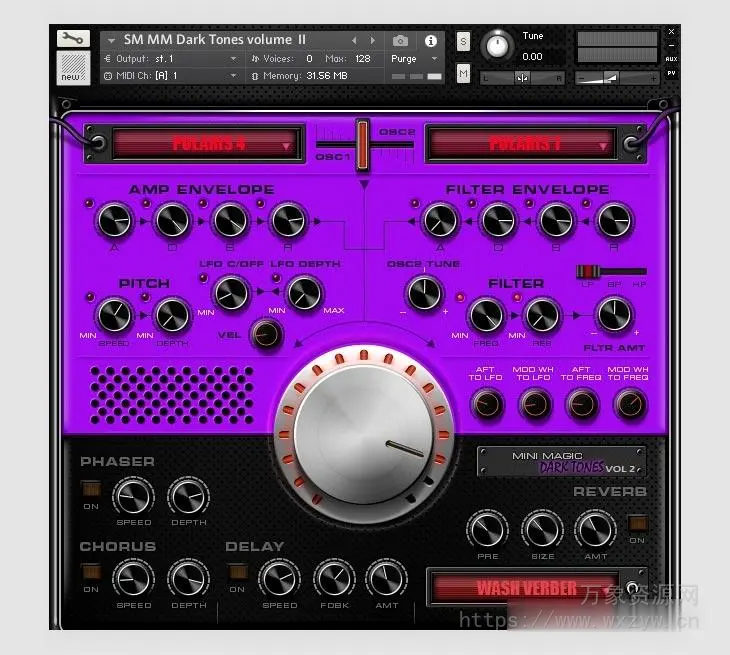 [合成器音源]Synth Magic Mini Magic Dark Tones Vol.2 [KONTAKT]（583.44MB）