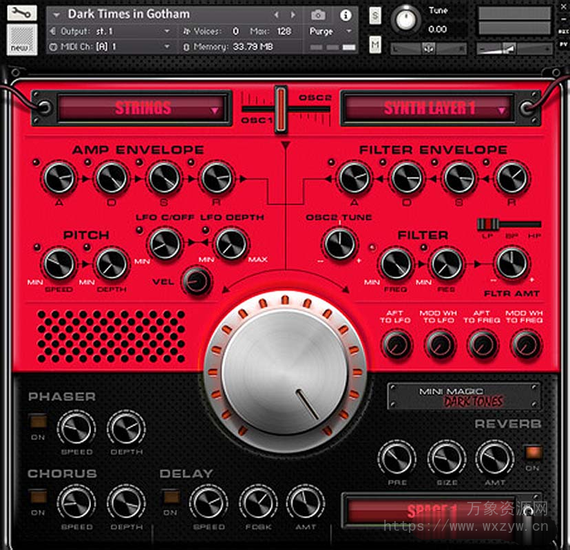 [合成器音源]Synth Magic Mini Magic Dark Tones Vol.1 [KONTAKT]（1.12GB）