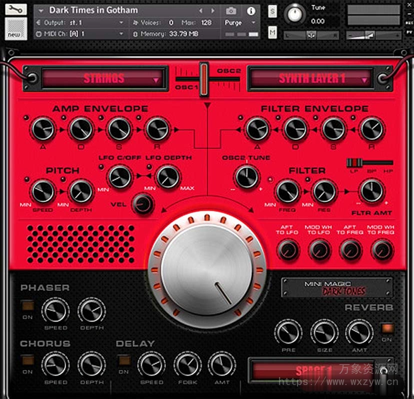 [合成器音源]Synth Magic Mini Magic Dark Tones Vol.1 [KONTAKT]（1.12GB）