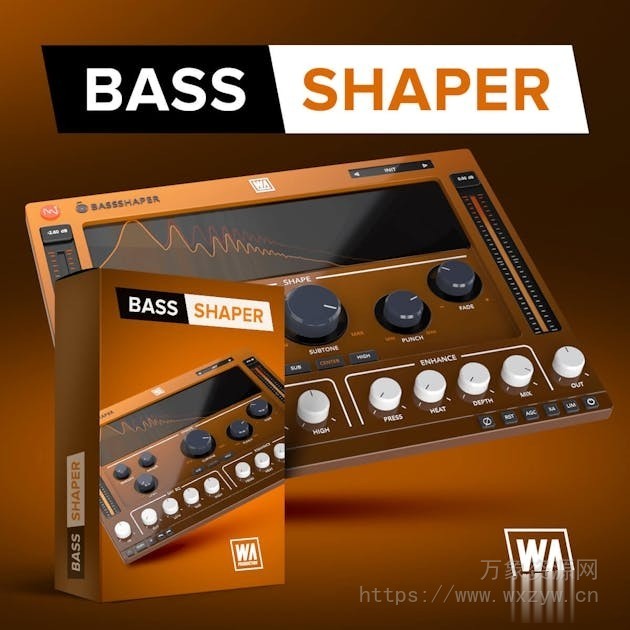 [Bass低音塑形处理插件]WA Production BassShaper v1.0.1 [WiN]（13.1MB）