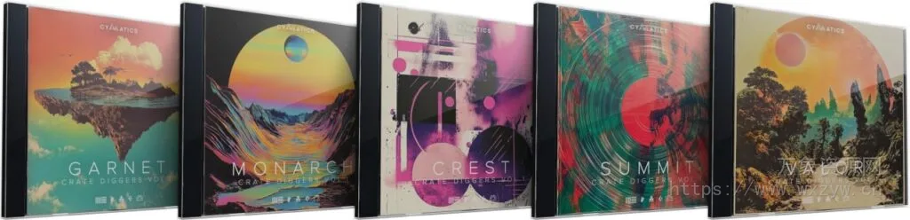 [5 套全新的怀旧复古样本]Cymatics CRATEDIGGERS Vol.1 [WAV, MiDi]（764Mb）