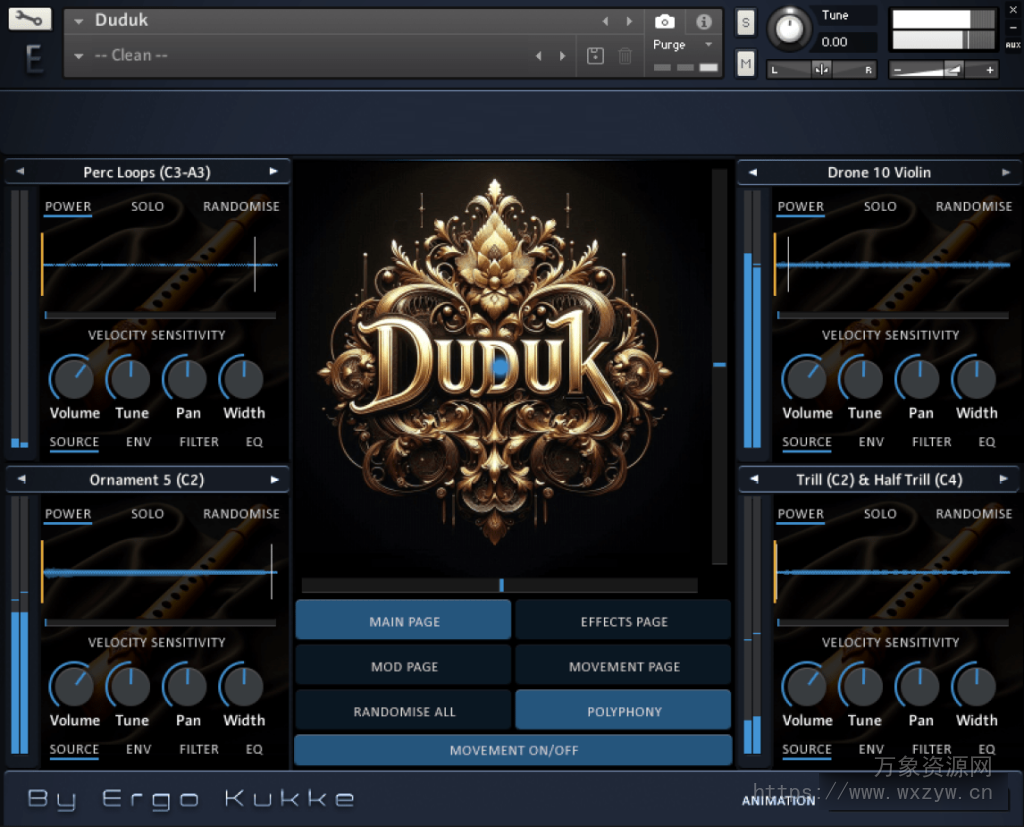 [杜杜克木管乐器音源]Ergo Kukke Duduk [KONTAKT]（1.84GB）