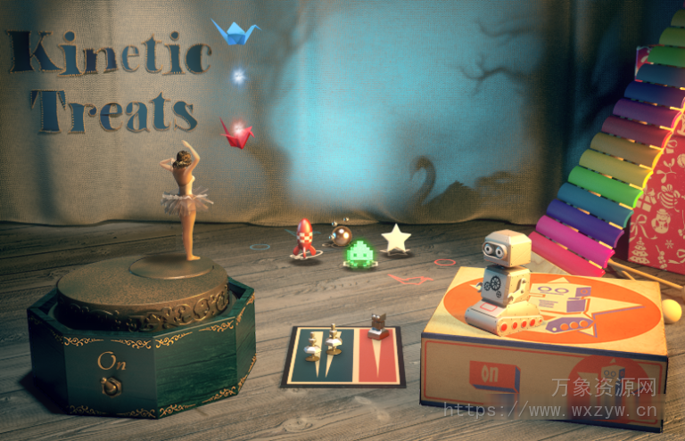 [复古儿童玩具游戏音源]Native Instruments KINETIC TREATS v1.0.0 [KONTAKT]（390MB）