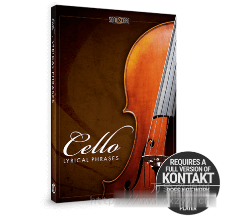 [传统影视大提琴音源]Sonuscore Lyrical Cello Phrases v1.2 [KONTAKT]（2.56Gb）