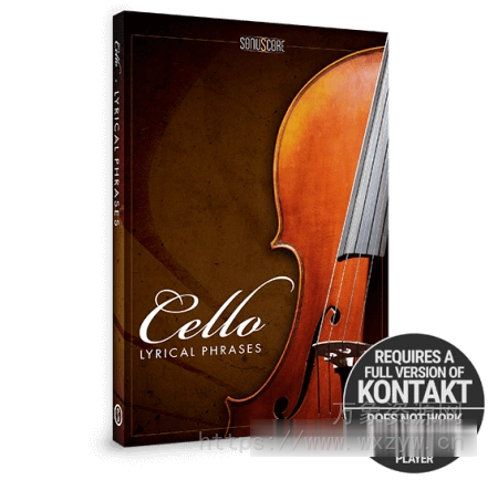[传统影视大提琴音源]Sonuscore Lyrical Cello Phrases v1.2 [KONTAKT]（2.56Gb）