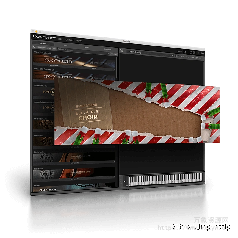 [小精灵合唱团]Embertone Elves (Festive Elf Choir) [KONTAKT] （233MB）