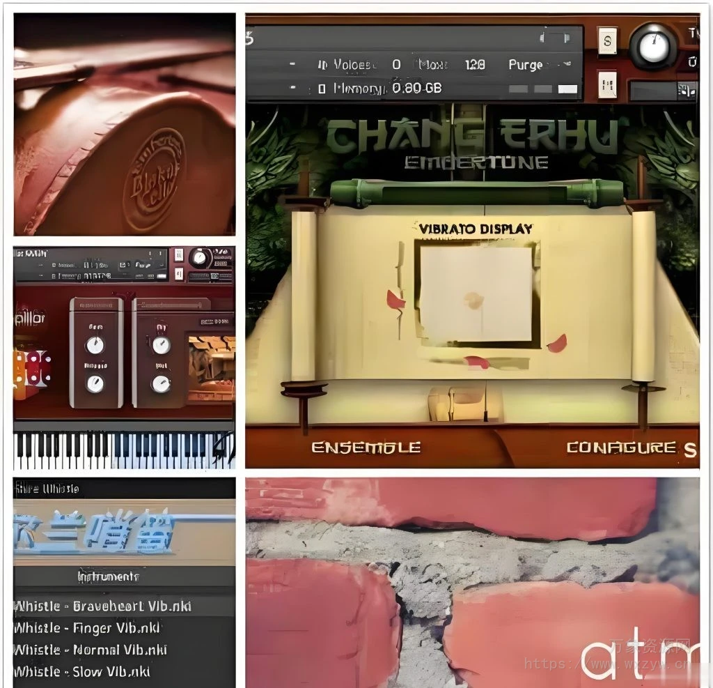 [35套最新最全Embertone特色音源合集]民族竖笛哨笛芦笛竹笛长笛钟琴萨克斯口琴钢琴提琴等 [KONTAKT]（263GB+）