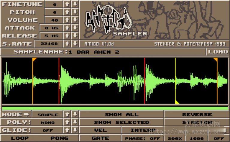 [Amigo采样器]PotenzaDSP Amigo Sampler v2.0.1 v1.0.1 [WiN, MacOSX]（1.9MB+14MB）