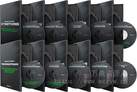 [旋律制作高级大师班]ProducerGrind Project CREATE Masterclass [WAV, MiDi, Synth Presets, TUTORiAL]（4.62GB）