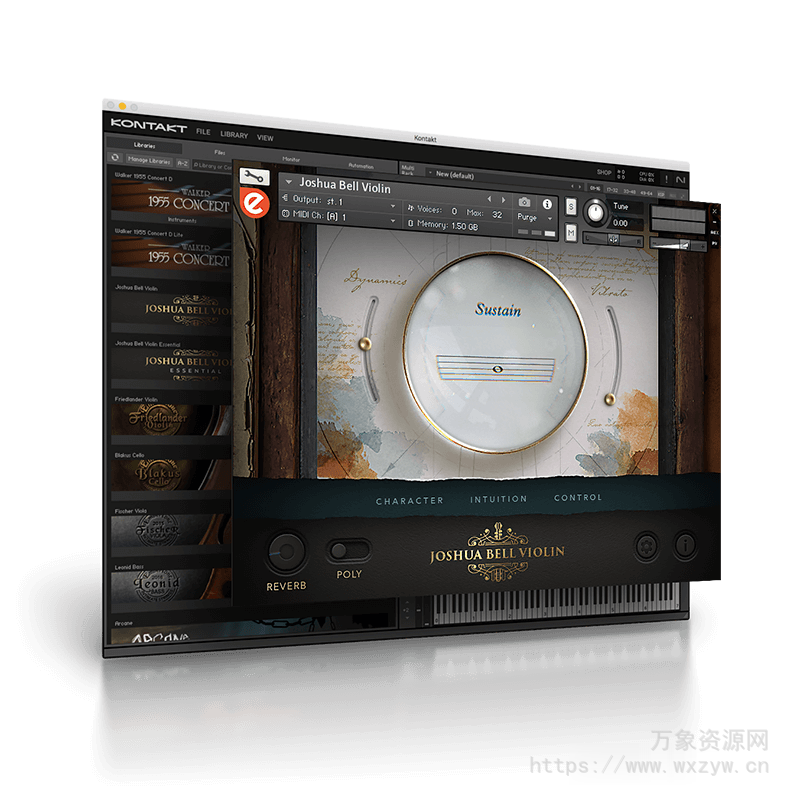 [最顶级逆天小提琴音源]Embertone Joshua Bell Violin v1.1.1 [KONTAKT] （8.77GB）