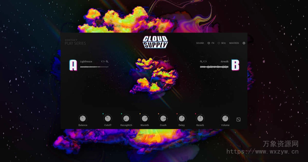 [嘻哈陷阱RnB综合音源]Native Instruments Play Series Cloud Supply v2.0.0 [KONTAKT]（2.5GB）