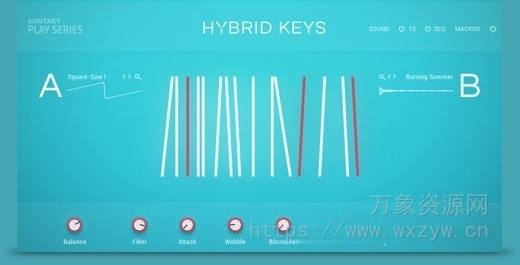 [键盘钢琴混合乐器]Native Instruments Hybrid Keys v2.1.0 [KONTAKT]（3.71Gb）