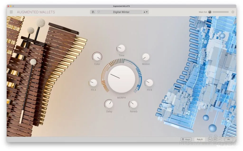 [现代风格槌击乐音源插件]Augmented MALLETS v1.0.0.5402 U2B [MacOSX]（1.5GB）