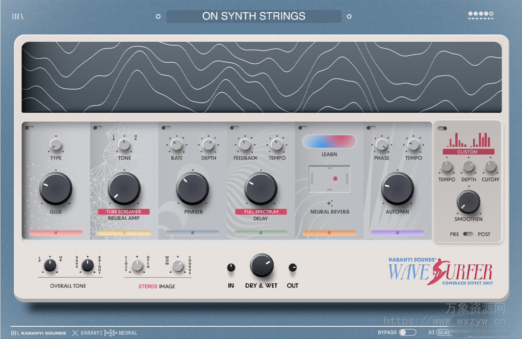 [革命性的多效果处理器]Plugin Alliance Karanyi Sounds Wavesurfer v1.0.0 [WiN, MacOSX]（45MB）