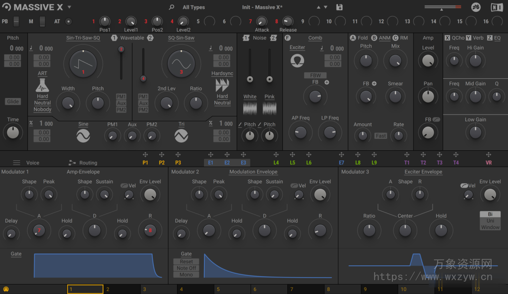 [Massive X合成器插件] Native Instruments Massive X v1.4.5 / v1.4.4 [WiN, MacOSX]（2.97GB）