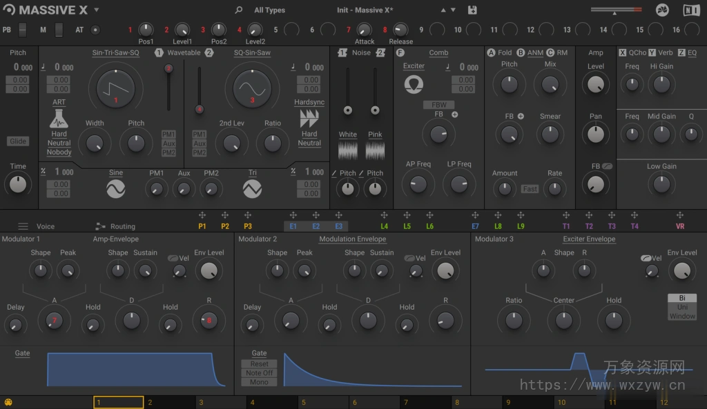 [Massive X合成器插件] Native Instruments Massive X v1.4.5 / v1.4.4 [WiN, MacOSX]（2.97GB）