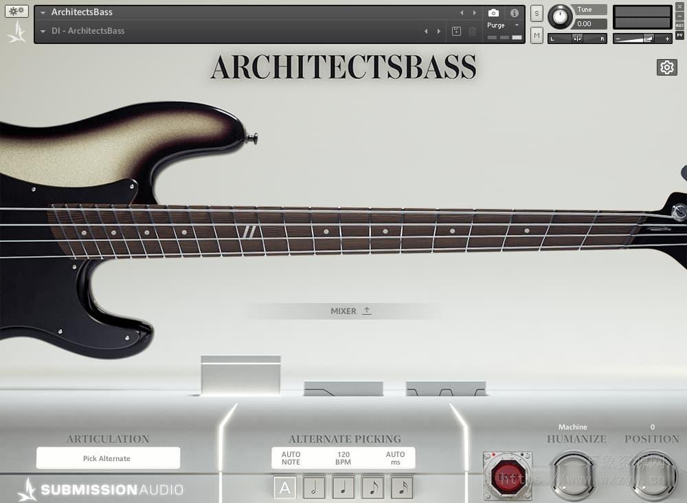 [金属贝斯音源]Submission Audio ArchitectsBass v1.0.2 [KONTAKT]（6.85Gb）