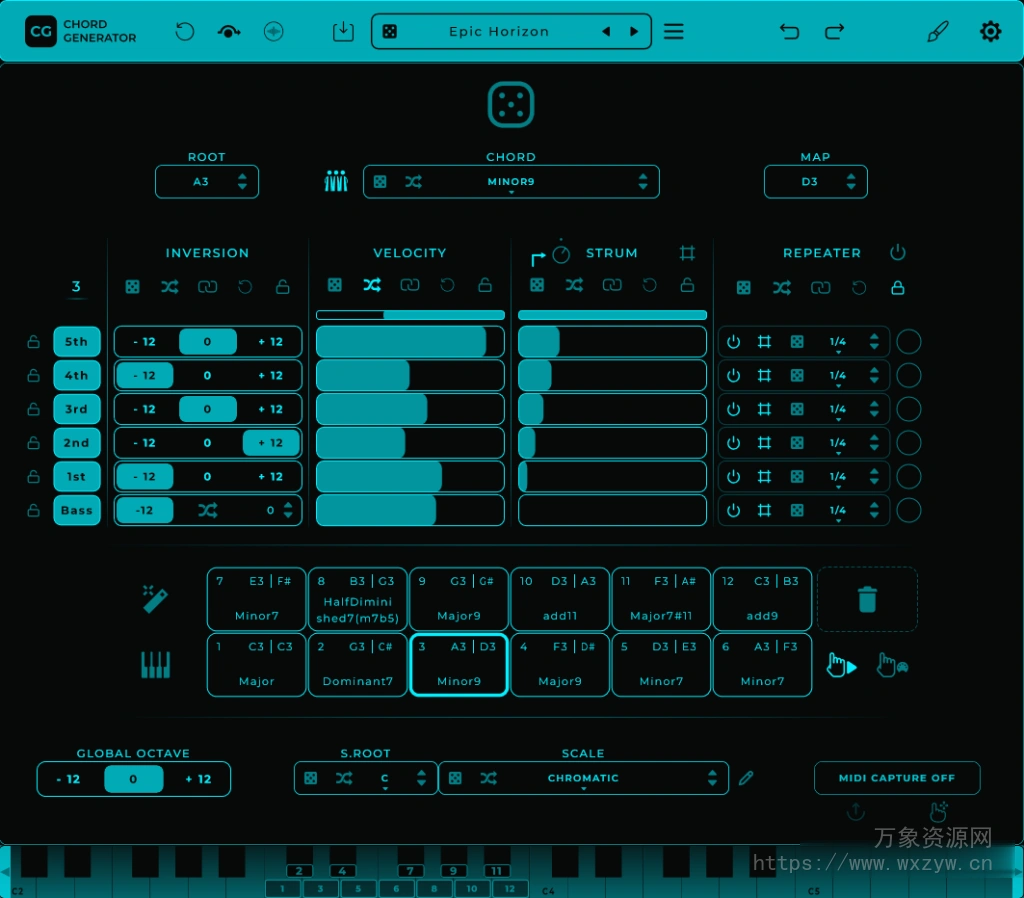 [和弦生成器MIDI工具]Mario Nieto Chord Generator v1.0.0 [WiN]（12.8MB）