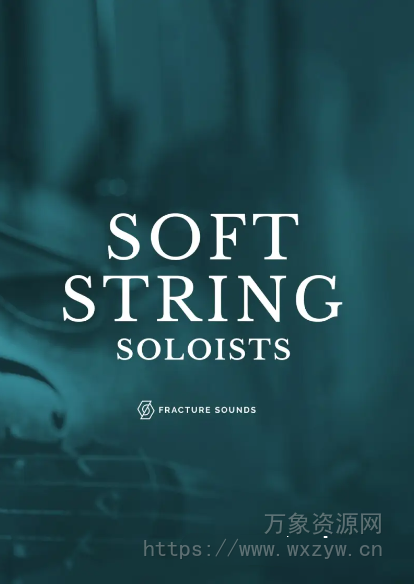 [弦乐独奏音色库]Fracture Sounds Soft String Soloists v1.0.2 [KONTAKT]（34.29 GB）