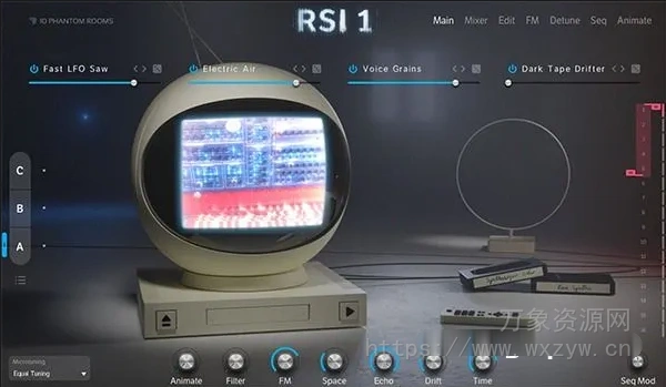 [复古合成器音源]10 Phantom Rooms RSI 1 [KONTAKT]（8.43Gb）