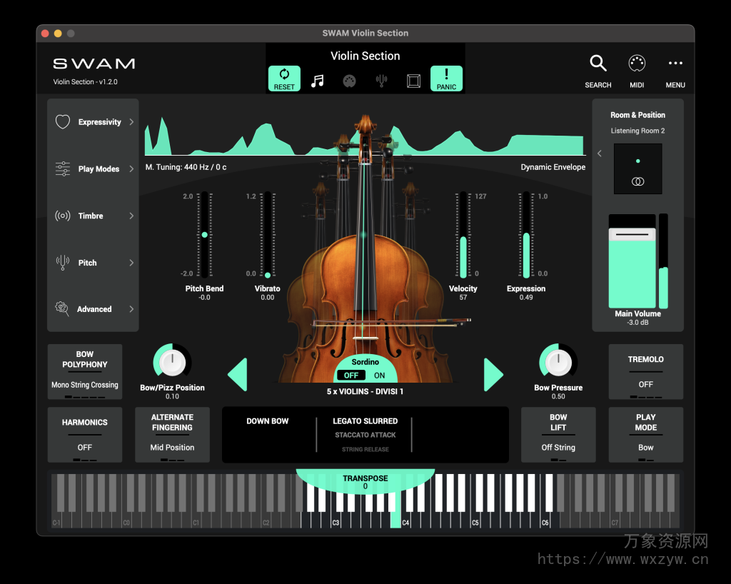 [SWAM建模弦乐群奏]Audio Modeling SWAM String Sections v1.2.2 [WiN, MacOSX]（227.2MB+426MB）