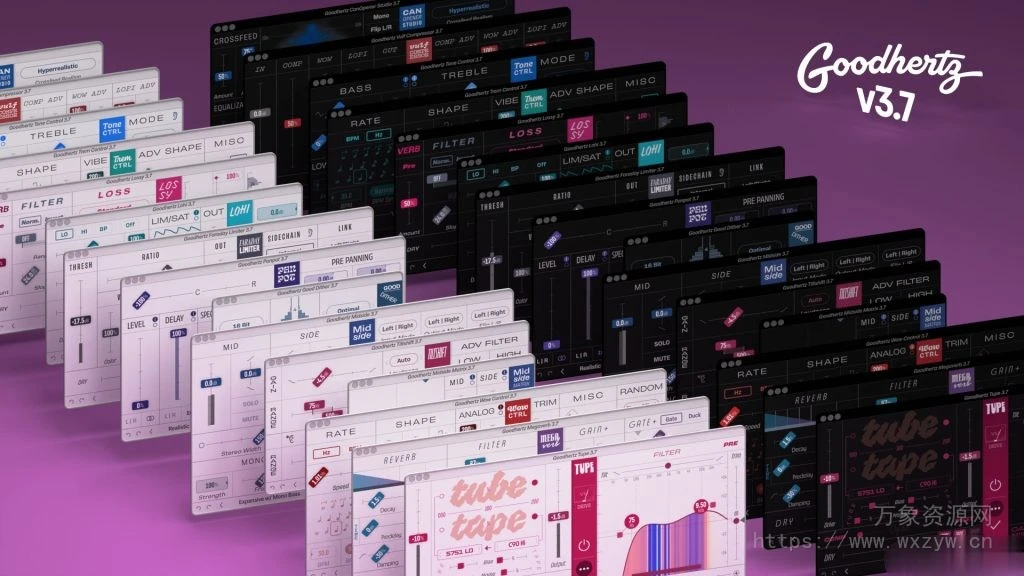 [格莱美制作人御用混音插件包] Goodhertz All Plugins Bundle v3.11.0  [WiN, MacOSX]（5.16MB+353.1MB）