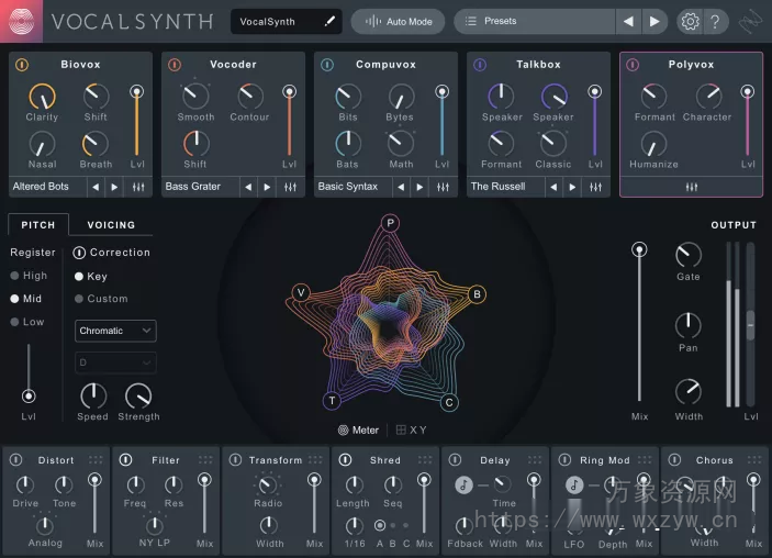 [电音人声合成效果器]iZotope VocalSynth 2 v2.6.1 [WiN, MacOSX]（39.2MB+260MB）
