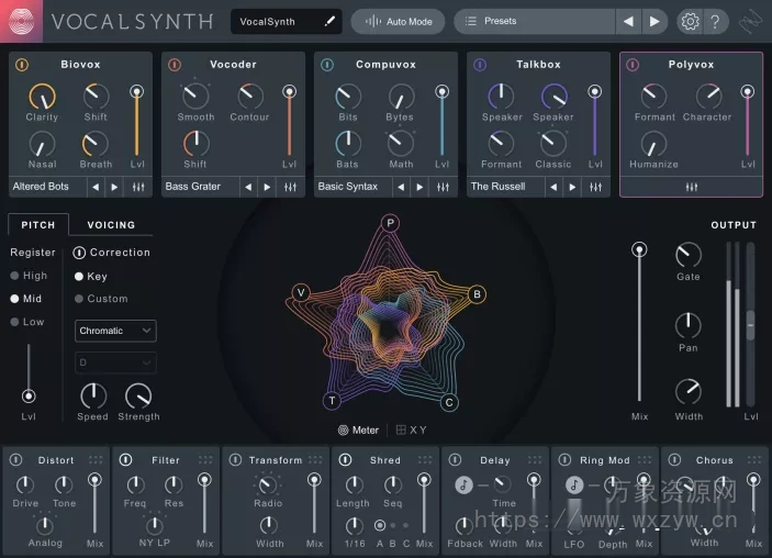 [电音人声合成效果器]iZotope VocalSynth 2 v2.6.1 [WiN, MacOSX]（39.2MB+260MB）