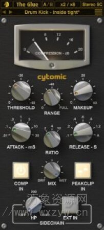 [英国经典总线压缩器]  Cytomic The Glue v1.7.8 Incl Patched and Keygen-R2R [WiN]（13.9MB）