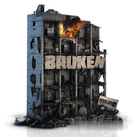 [建筑物倒塌地震毁灭音效素材]Rock The Speakerbox Broken [WAV]（6Gb）