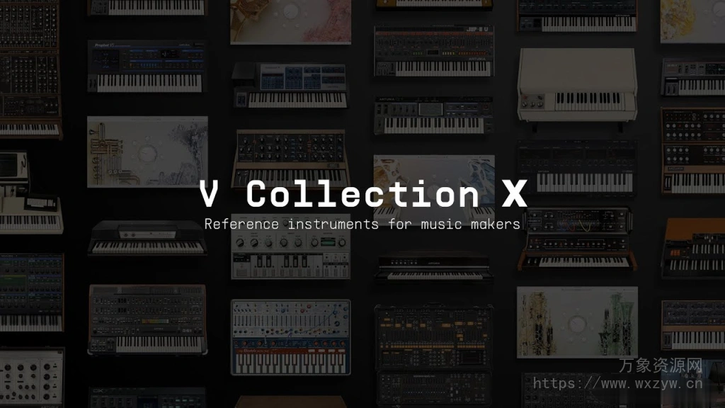 [合成器键盘套装]Arturia V Collection X v2024.12 Rev2 [MacOSX] （42.50GB）