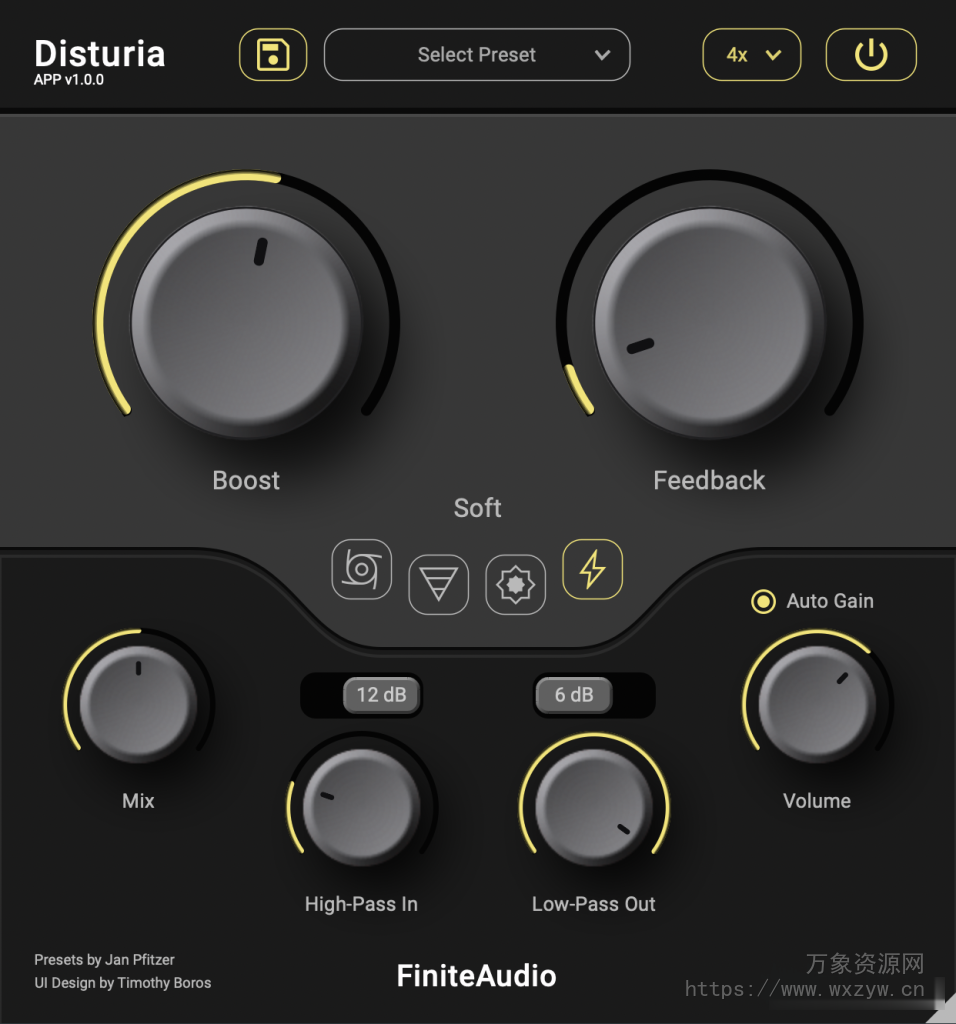 [尖端失真插件]FiniteAudio Disturia v1.0.0-BUBBiX [WiN]（4.45MB）