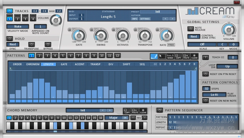 [MIDI演奏工具]Kirnu Cream v1.2.6 [WiN, MacOSX]（9.2MB）