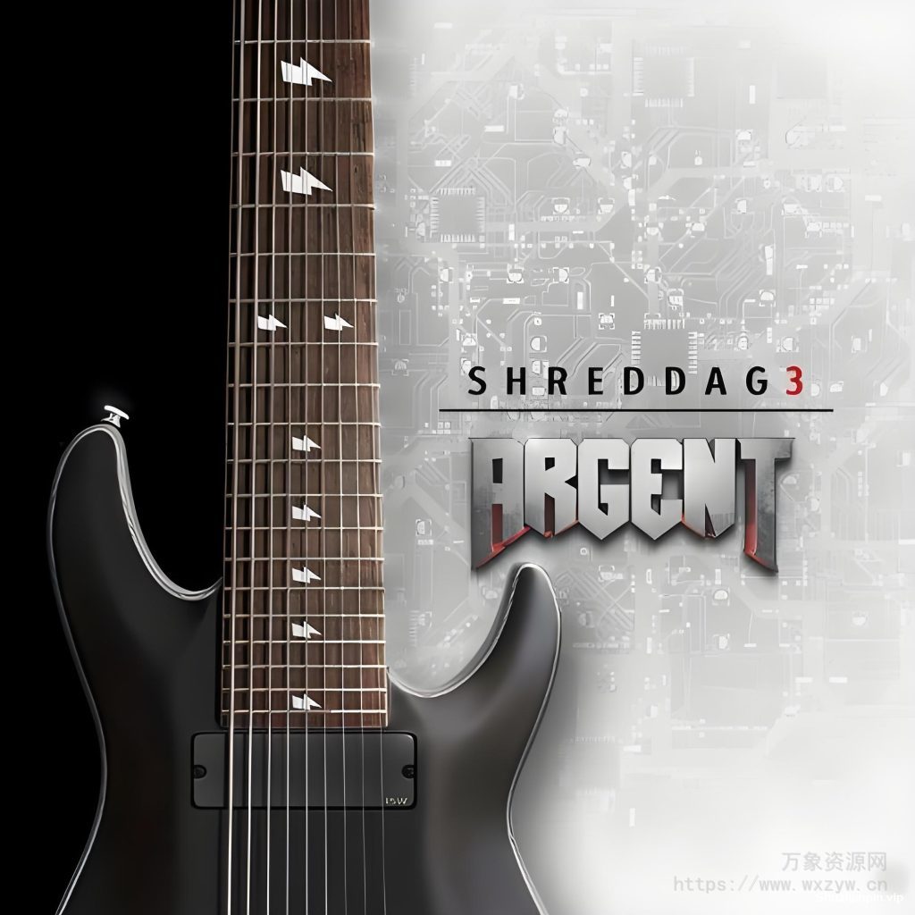 [9弦终极金属吉他音源]Impact Soundworks Shreddage 3.5 Argent [KONTAKT]（14.09Gb）