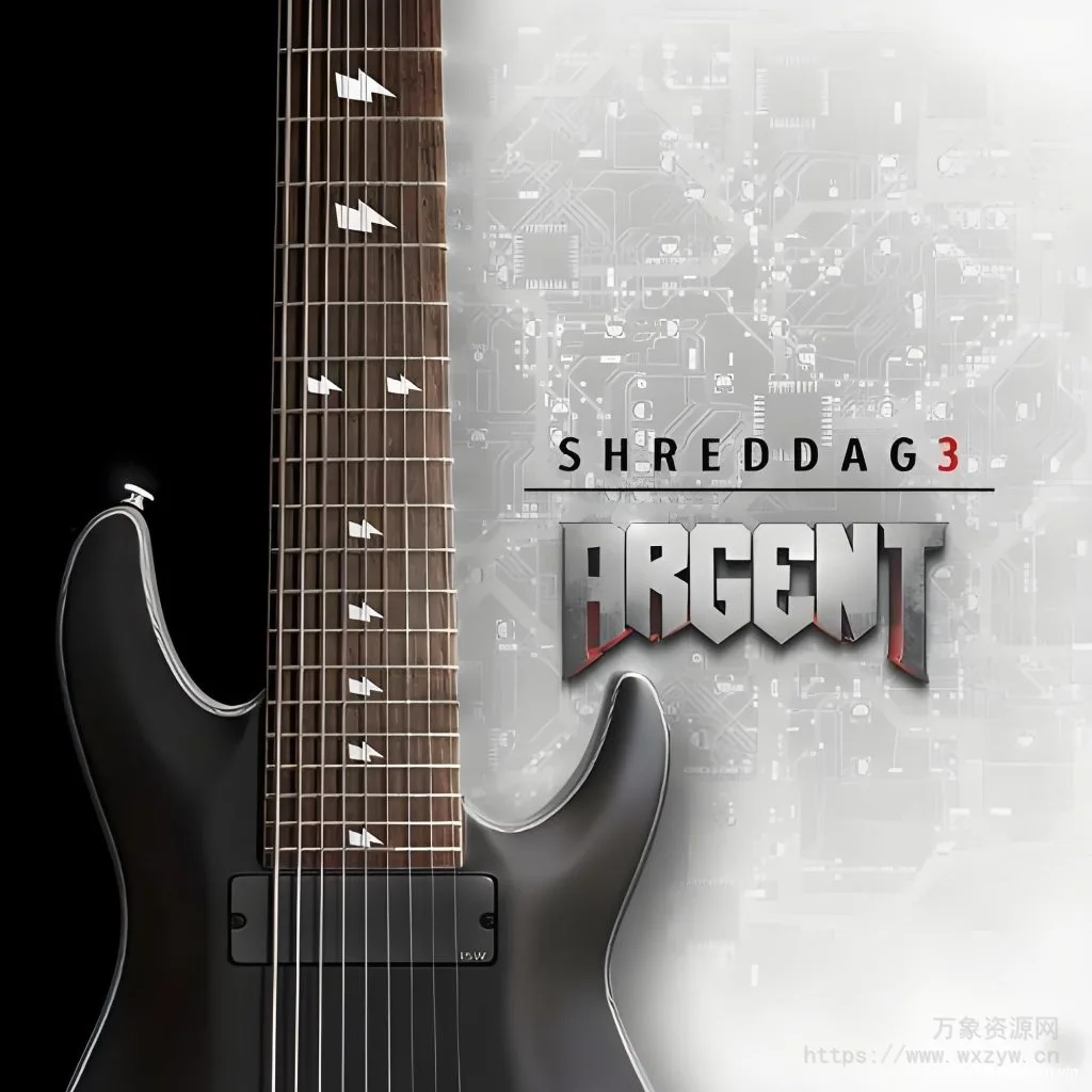 [9弦终极金属吉他音源]Impact Soundworks Shreddage 3.5 Argent [KONTAKT]（14.09Gb）