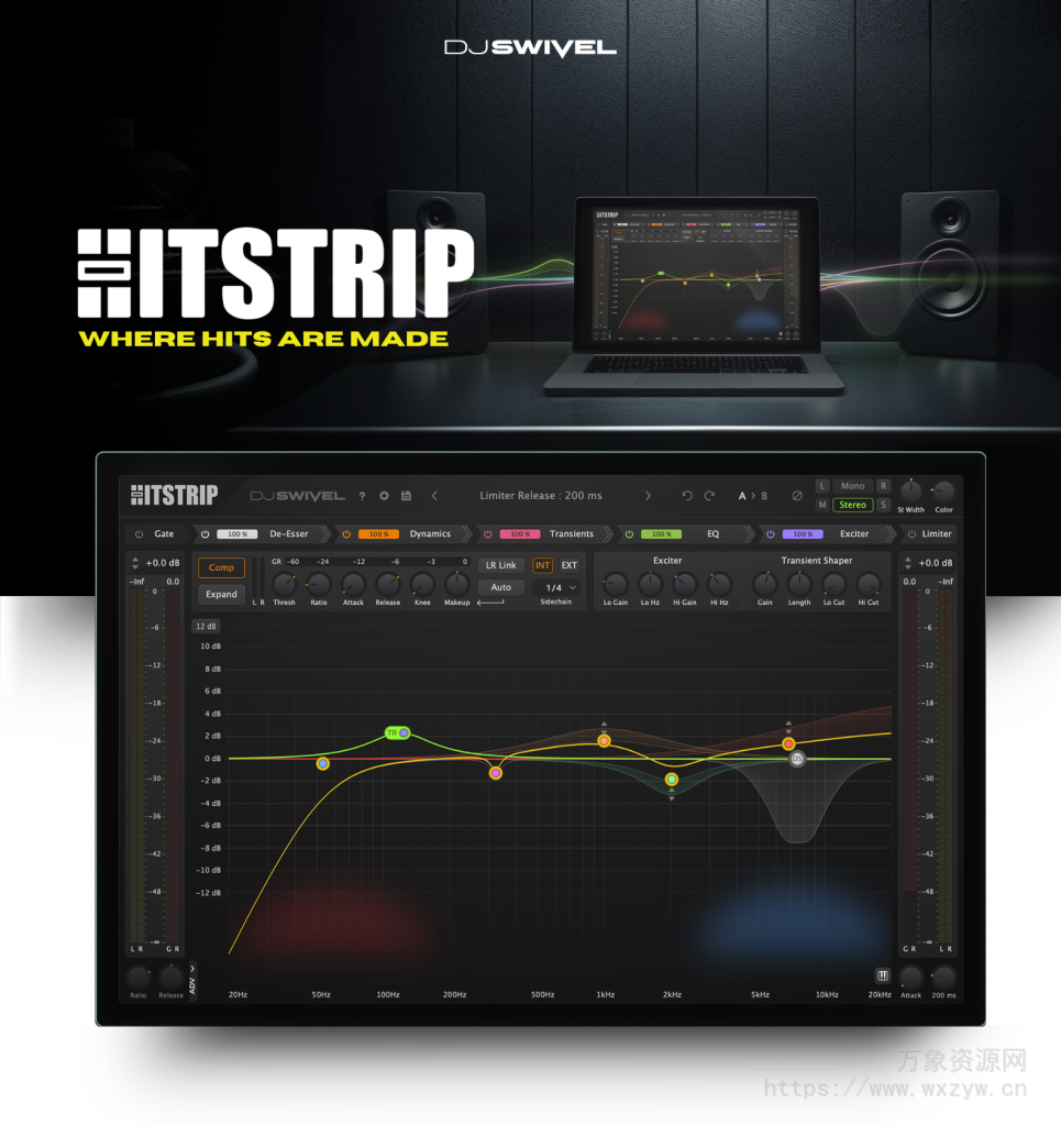[有史以来最出色的通道条]DJ Swivel HitStrip v1.1.0 U2B [MacOSX]（64.8MB）