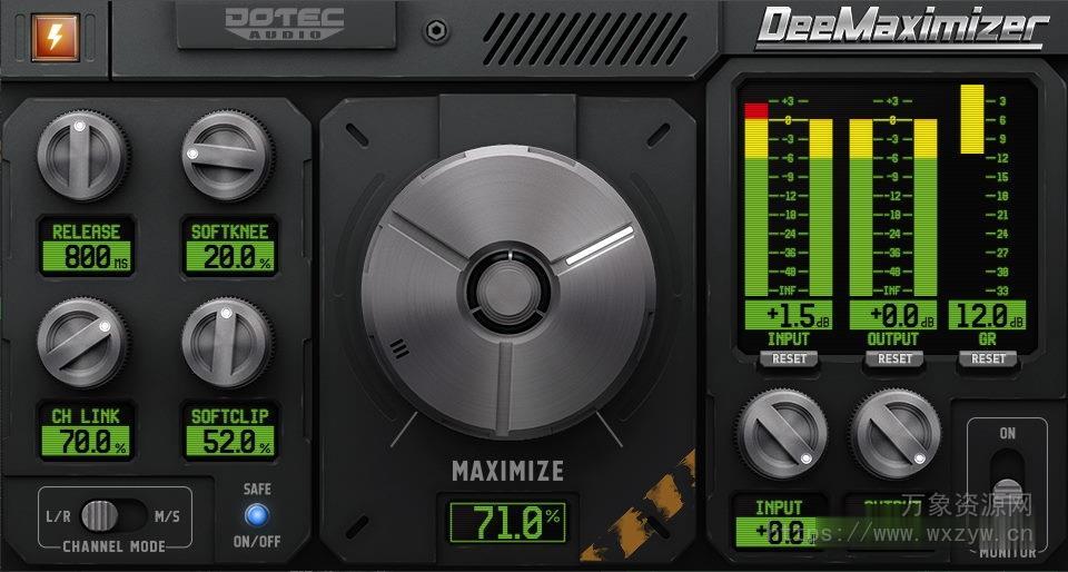 [旗舰级音量增强器]Dotec-Audio DeeMaximizer v1.4.0 [MacOSX]（68.15MB）
