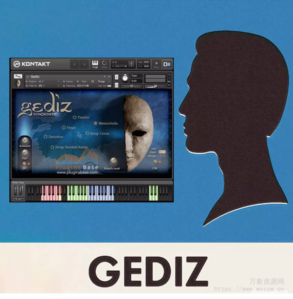 [中东土耳其民族歌手音源]Sonokinetic Gediz v1.3 [KONTAKT]（562MB）