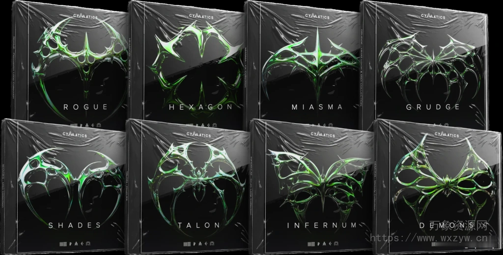 [Trap陷阱重磅样本合集]Cymatics TRAP DEMONS [WAV, MiDi]（1.61GB）