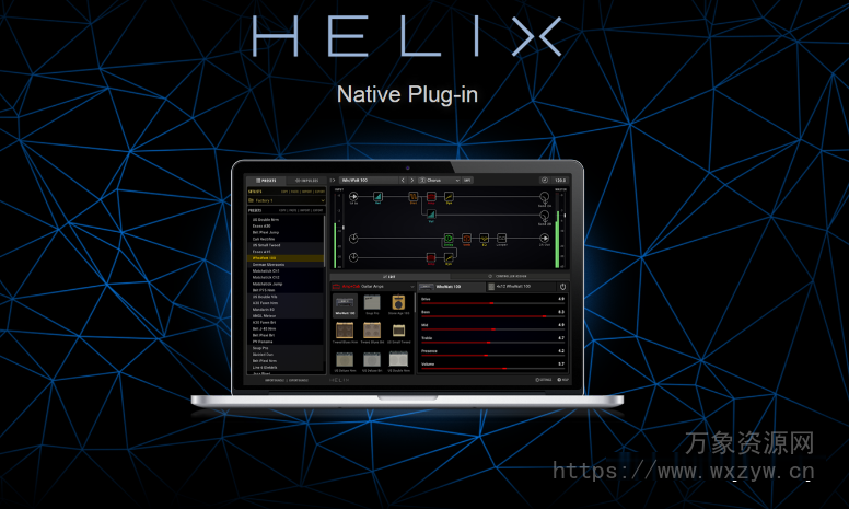 [吉他效果器插件]Line 6 Helix Native v3.80 [WiN]（144.9MB）