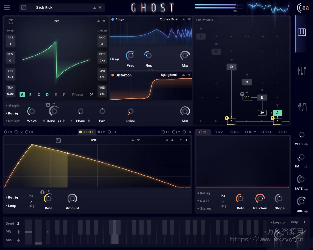 [FM合成器插件]Exacoustics GHOST v1.0.8 [WiN]（11.2MB）