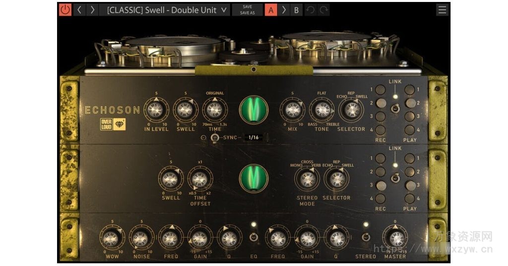 [复刻经典磁鼓延迟效果器插件]Overloud Gem ECHOSON v1.0.8 [WiN, MacOSX]（256.6MB+291.7MB）