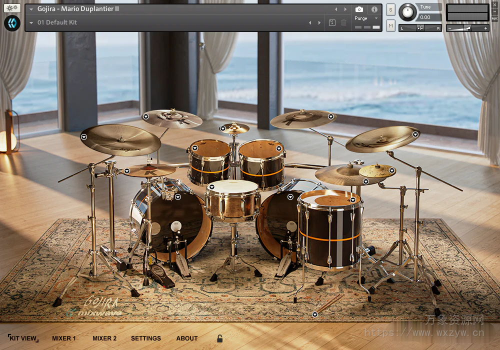 [混音鼓音源]Mixwave Gojira Mario Duplantier II [KONTAKT]（25,45GB）