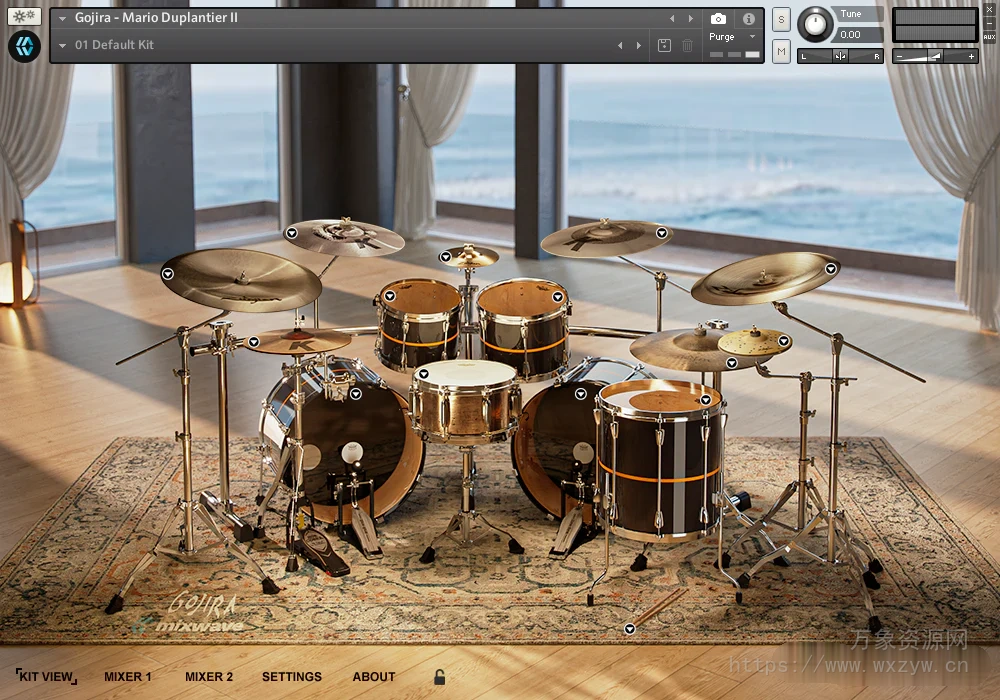 [混音鼓音源]Mixwave Gojira Mario Duplantier II [KONTAKT]（25,45GB）