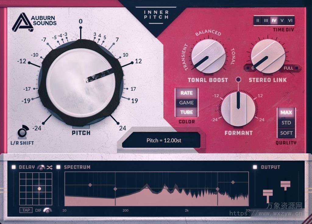 [有趣音高转换插件]Auburn Sounds Inner Pitch v1.1.0  [WiN, MacOSX, LiNUX]（34MB）