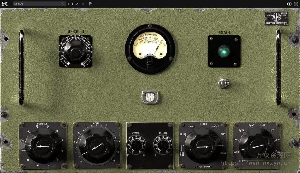 [复古电子管压缩饱和度插件]Kazrog MHB Green v1.0.0 [WiN, MacOSX]（144.82MB+301.27MB）