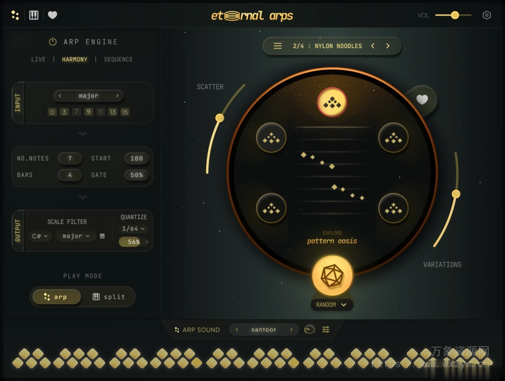 [新一代琶音乐器插件]Pitch Innovations Eternal Arps v1.0.0 [WiN]（346.4MB）